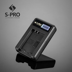 SPRO 무배 니콘 EN-EL5 호환충전기 쿨픽스 P500 P100 P90, LCD 싱글충전기