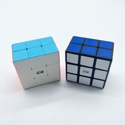 2X3X3 QiYi 치이 233 큐브 루빅스 스피드 큐브 치이큐브 MoFangGe 모팡지/ QiYi 233 Speed Cube 10개이상 구매시 마론 8색펜 1개 증정, 스티커리스(Stickerless)