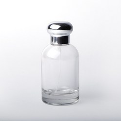 새로핸즈 클램프 타입 유리 향수공병 크라운 실버캡 50ml, 단품, 1개