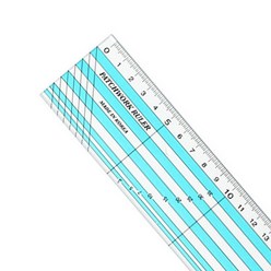 JStrading 의상학과 신학기 준비물 미싱 재봉틀 의류부자재, 59-2. 컬러시접자 (30cm)