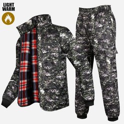 남자 깔깔이 세트 군용 군대 바지 잠바 남성 기모 퀼팅 기모 재킷 누빔 자켓 방한복 밀리터리 방상내피