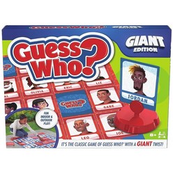 The Game of Life 자이언트 에디션 패밀리 보드 게임 실내/실외 재미있는 게임 대형 오버사이즈 게임보드 카드 스피너 성인 및, Giant Game - Guess Who?