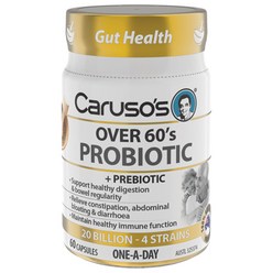 카루소스 프로바이오틱 60세 이상 60정 Carusos Natural Health Probiotic Over 60+ years 60 Capsules 부모님건강, 1개