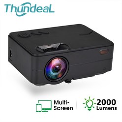 THUNDEAL 미니 프로젝터 RD813 무선 WIFI 멀티 스크린 LED 풀 HD 비디오 비머 휴대용 3D 홈 시어터 스마트 프로젝터, 브라질|Multi Screen Version