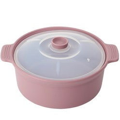 리빙스토리 국산 실리콘 냄비 전자렌지용 계란찜기, 대(1200ml)-핑크, 1개