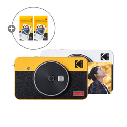 코닥 미니샷 2 폴라로이드 카메라+카트리지 68매 번들, yellow