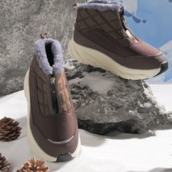 [애드크로스 홈쇼핑]헤베나 스노우 소가죽 방한화 낚시 등산 야외 캐나다 방한 부츠 부모님 효도화 신발