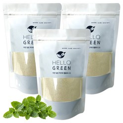 헬로우그린 국내산 박하 가루 250gX3(팩) 총750g, 250g(팩) 3개, 250g, 3개