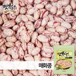 맛봉달 매화콩 얼룩이콩 호랑이콩 강낭콩 울타리콩 새알콩 미국산 22년산, 1개, 2kg