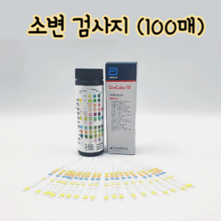 소변 검사 스틱 100매 :: 4종 10종 2type / 단백뇨 혈뇨 당뇨 수치 진단 키트 요 검사색 유린 검사지 케톤 뇨 임산부 의심 거품 유리 스캔 분석 건강검진, 소변10종