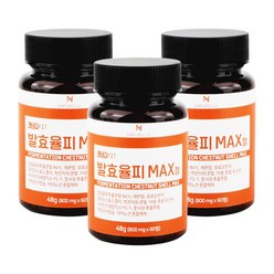 발효율피 맥스 정 84% 고함량 800mg, 60정, 3개