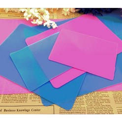 리리아트 실리콘 매트 레진아트 UV 네일 작업 공예용 테이블 매트, 분홍 대