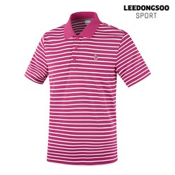이동수골프 이동수 골프웨어 남성 반팔 피케 티셔츠 핑크 H9BTS3530-P1