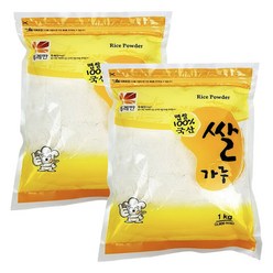 뚜레반 쌀가루(맵쌀100% 국산) 1kg X 2개