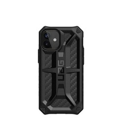 URBAN ARMOR GEAR UAG 아이폰 12 미니 케이스 [5.4인치 스크린] 견고하고 가벼운 슬림 충격 방지 프리미엄 모나크 보호 커버 블랙 127822