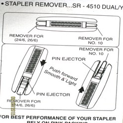 각종 제침기 스테플러 스테플리무버 카넥스 캥거루 대형, 1개, 카넥스대형SR300/검정색