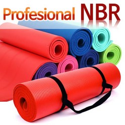 Profesional 고급형 NBR 요가매트/짐볼, NBR요가매트(16mm)/레드