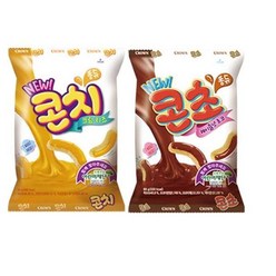 [우리집 맛집]콘초 66gx5개 + 콘치 66gx5개 크라운제과 가을 식재료 달달구리 대용량 회의 탕비실 유치원 어린이집 나들이 간식 1세트