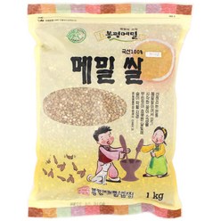산지직송 봉평 메밀 메밀쌀 1Kg 2023년 햇메밀, 1개