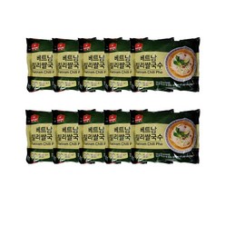 비폰쌀국수 베트남 칠리 쌀국수 + 서비스사탕 (품목랜덤), 10개, 90g
