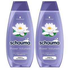 샤우마 파워 볼륨 샴푸 400ml 2팩 Schauma Power Volume Shampoo 48h 400ml, 2개