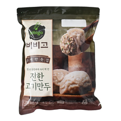 비비고 수제 고기만두 1.2kg 아이스박스포장, 1개