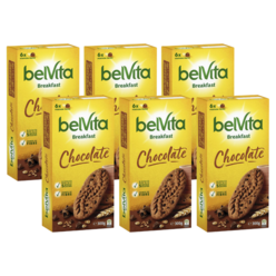 [벨비타] 아침식사대용 비스켓 300g 초콜릿 x6