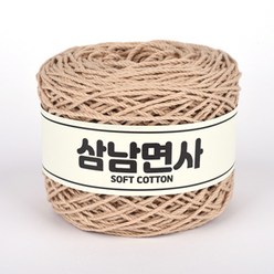 삼남뜨개실 12합 삼남면사 80g 51컬러 코바늘실, 12합 01 베이지 80g, 1개