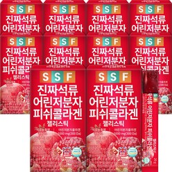 순수식품 석류 저분자 콜라겐 젤리 스틱, 300g, 10개