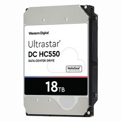 WD Ultrastar DC HC550 하드디스크 18TB 7 200RPM 512MB, HDD_18TB