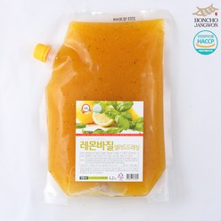 텃밭 본초장원 레몬바질샐러드드레싱 1.2kg, 1개