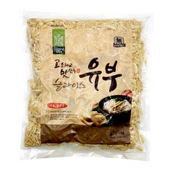 냉동 슬라이스 유부 1kg 전골 우동고명, 1개