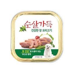 애견 캔 순살가득 건강한 장 오리고기 1캔 100g, 단품