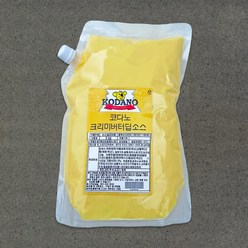 [지케이푸드] 코다노 크리미버터딥소스 2kg 버터소스 업소용, 1개