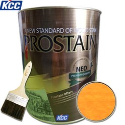 KCC 프로스테인 네오 3.6L 오일스테인 목재보호 발수 방충, PC210(티크), 1개