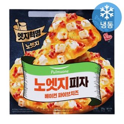 풀무원 베이컨 파이브치즈 노엣지 피자 376g, 1개