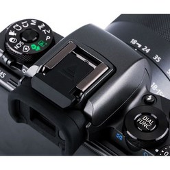 JJC 캐논 DSLR EOS RP R7 R6 R5C M50mark2 카메라 핫슈커버, 블랙, 1개