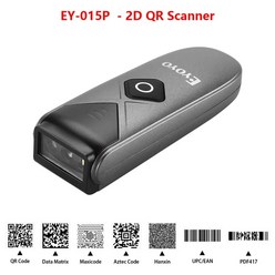 바코드스캐너 무선바코드리더기 핸드스캐너 휴대용 블루투스 이미지 스크린 스캐닝 리더 무선 레이저 바코드 스캐너 윈도우 안드로이드, 4.EY015P 2D QR
