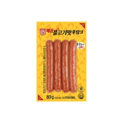 한성 매콤 불고기맛 후랑크 80g (15개) 아이스박스, 20개