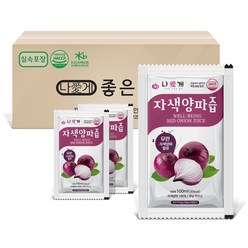 나애게 무안 자색양파즙 실속포장 100ml, 3L, 3개