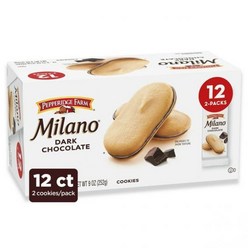 페퍼리지 팜 밀라노 쿠키 다크 초콜릿 12팩 1팩당 2개입