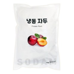 이안 냉동자두 반태 1kg 하프컷 /중국산, 4개