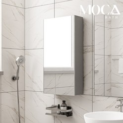모카 전면 거울 도어 욕실 수납장(400X800), 1개