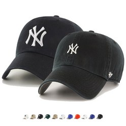 47브랜드 MLB LA다저스 NY양키스 볼캡 모자, NY양키스 스몰로고 퍼시픽그린.