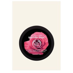 BODY SHOP 바디샵 브리티쉬 로즈 인스턴트 글로우 바디 버터, 1개