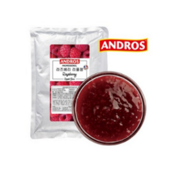 앤드로스 라즈베리 리플잼 1kg 쨈 과일 산딸기, 2개