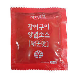 이츠쉐프 장어양념소스 일회용 매운맛 50g, 30개
