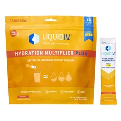 리퀴드 아이브이 하이드레이션 플러스 텐저린 16g 24개 384g (Liquid I.V. Hydration Multiplier Plus Immune Support 24)