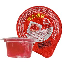 토호식품 초생강(적) 30g 일회용 초생강 배달용 캠핑 소포장, 6개