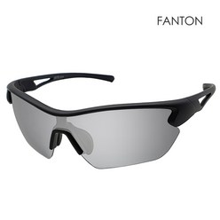 팬톤[FANTON] 변색 편광 스포츠선글라스, XFSG44 변색 편광, 라이트 스모크(렌즈) 블랙(프레임)